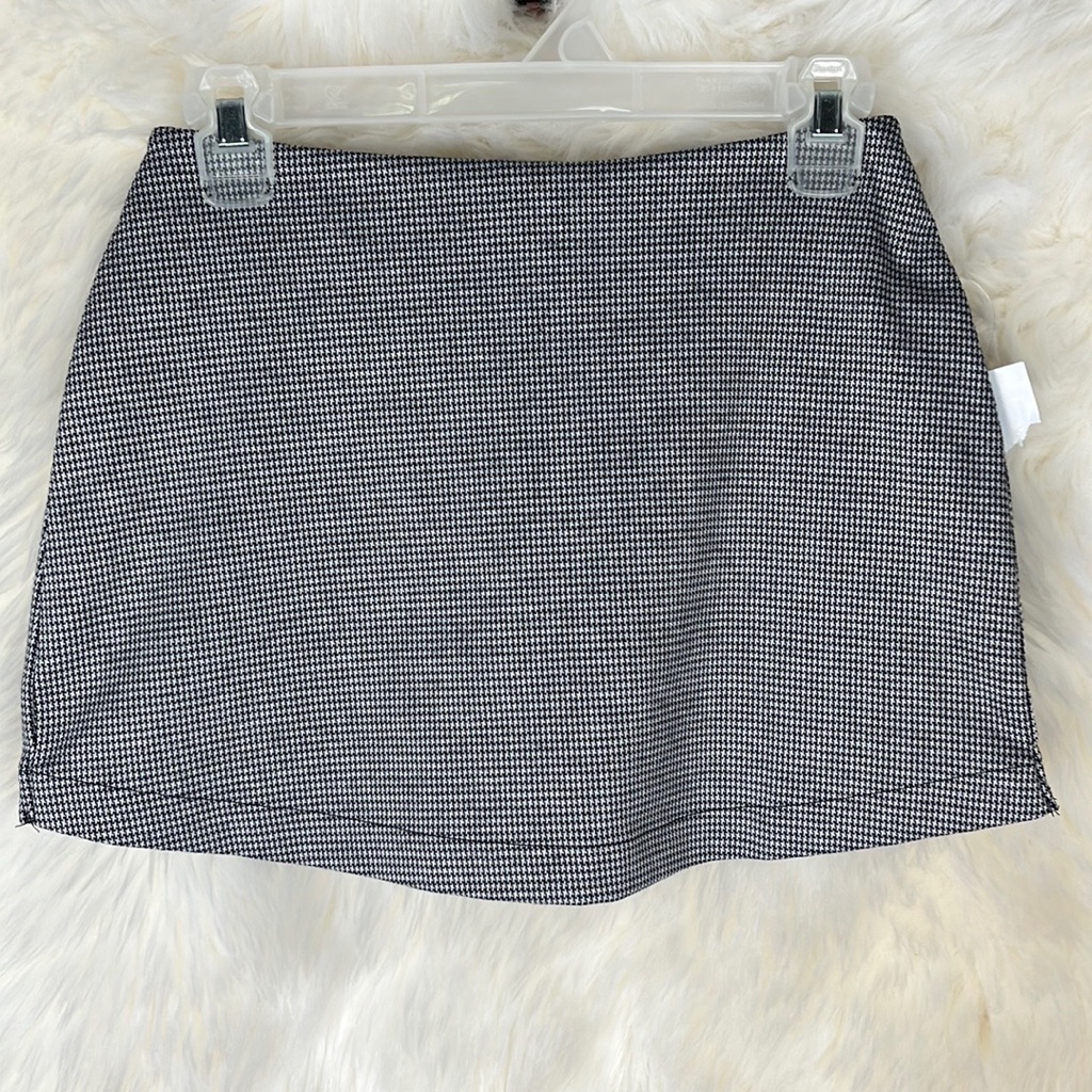 Gingham Patterned Skort